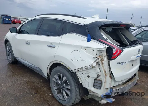 2017 Nissan Murano Sv z USA, uszkodzony, nr VIN 5N1AZ2MG7HN185543